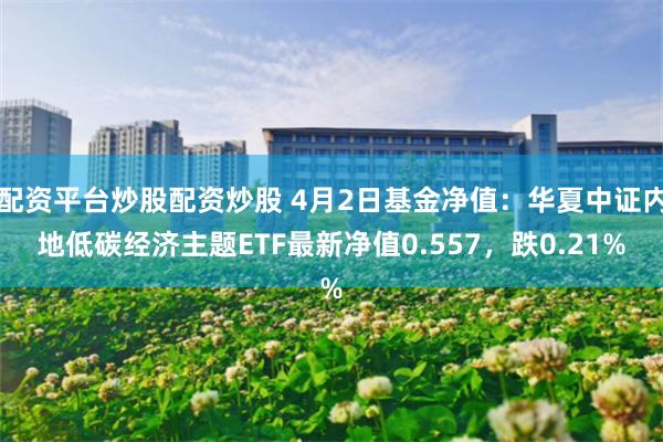 配资平台炒股配资炒股 4月2日基金净值：华夏中证内地低碳经济主题ETF最新净值0.557，跌0.21%