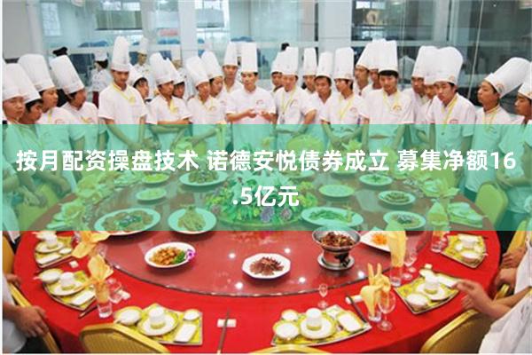 按月配资操盘技术 诺德安悦债券成立 募集净额16.5亿元