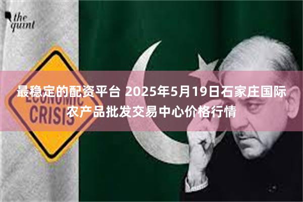 最稳定的配资平台 2025年5月19日石家庄国际农产品批发交易中心价格行情