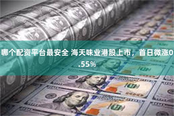 哪个配资平台最安全 海天味业港股上市，首日微涨0.55%